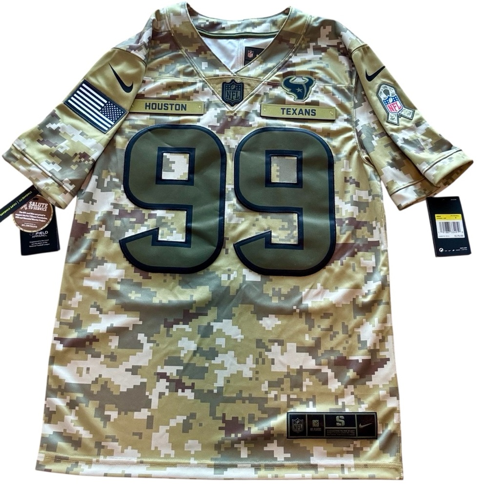 NFL Men’s “JJ Watt” Camo Houston Texans Jersey
